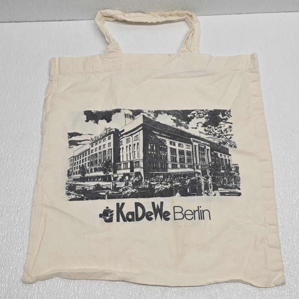 Vintage KaDeWe Berlin Tote Shopping Bag - Picture 3 of 9